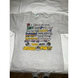 Vintage 1991 Pittsburgh Steelers fanatic tee shirt